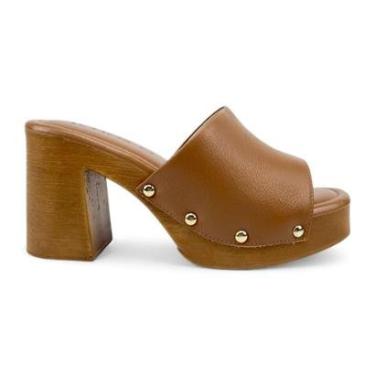 Imagem de Tamanco Tchocco Plataforma Salto Grosso Casual-Feminino