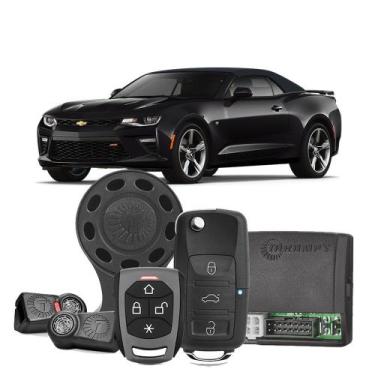 Imagem de Alarme Carro Taramps Tw 20ch G4 Chave Canivete Chevrolet Camaro