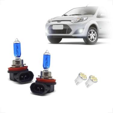 Imagem de Kit de Lâmpadas Halógena Super Branca H11 Farol de Milha Fiesta 2011 2