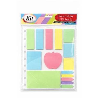 Imagem de Smart Note para Fichário - 15 blocos com 20 folhas cada - KIT