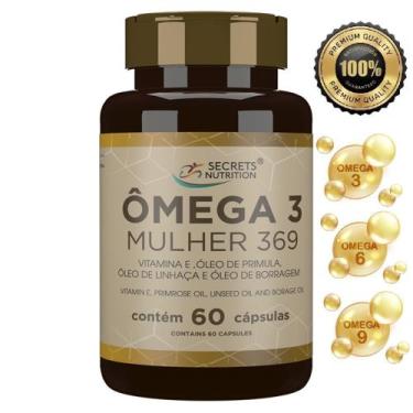 Imagem de Omega Mulher 3 6 9 Óleo Linhaça Borragem Primula Vitamina E 60 capsula