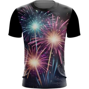 Imagem de Camiseta Dryfit Fogos de Artifício Rojões Ano Novo 3 - Kasubeck Store®