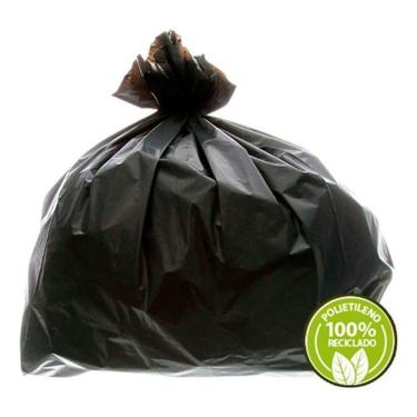Imagem de Saco de Lixo 200 Litros Preto Reforçado 90X110CM 100 Unidades 5 Pacotes Higipack