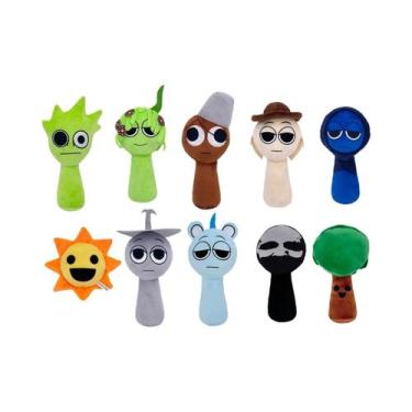 Imagem de Boneco De Pelúcia Infantil Sprunki, Brinquedo De Pelúcia, Almofada De 