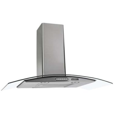 Imagem de Coifa de Parede Nardelli Vidro Curvo 90cm Slim Inox, 110V