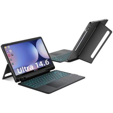 Imagem de Capa com Teclado JUQITECH para Samsung Galaxy Tab 14,6" Ultra