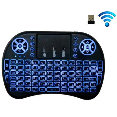 Imagem de Teclado Mini com Controle Remoto e Mouse Ideal para TV e Notebook - Mi
