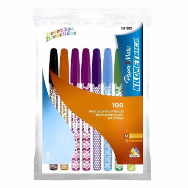 Imagem de Kit Canetas Esferográficas Paper Mate KM 1.00MM com Ponta Média 1.0MM 