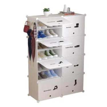 Imagem de Armario Organizador Brinquedos Grande Guarda Roupa Sapateira Modular P