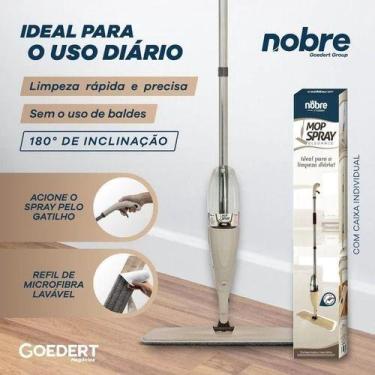 Imagem de Rodo Mop Spray Nobre Elegance Reservatório 350ml Limpa Laminado Porcel