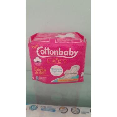 Imagem de Absorvente cottonbaby 8 unidades