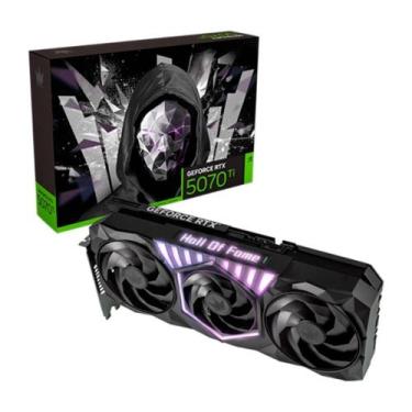 Imagem de Placa de Vídeo Galax GeForce RTX 5070 Ti HOF Gaming Black NVIDIA Gefor