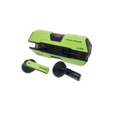 Imagem de Fone Gamer TWS Bluetooth 5.3 Sem Fio com Microfone, Carregamento Wirel