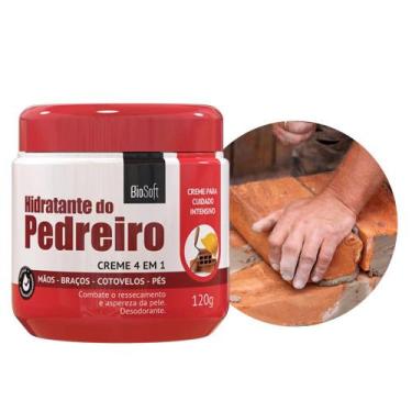 Imagem de Creme Hidratante de Pedreiro Hidratante Intensivo Mãos Pele Ressecada 
