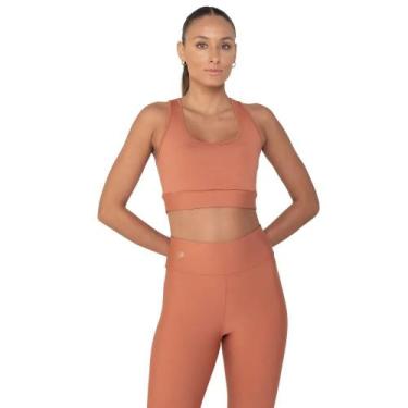 Imagem de Top Amei Sport Basic Nadador - Telha, Goiaba, G