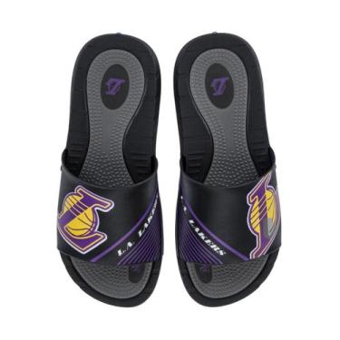 Imagem de Chinelo Slide Rush NBA Rider 12512, Preto, 42