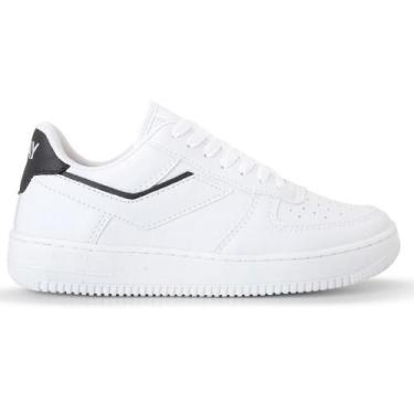 Imagem de Tênis Feminino Casual ForPlay Branco Lançamento, Preto, 35