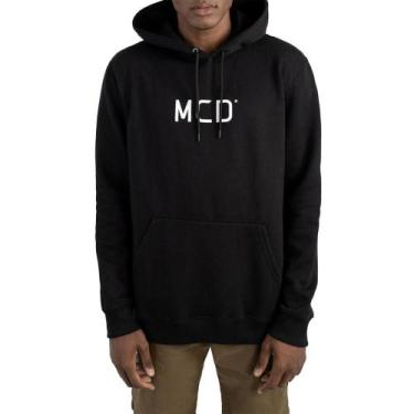 Imagem de Moletom MCD Canguru Fechado MCD WT24 Masculino Preto, Preto, M