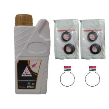 Imagem de Retentor Bengala + Guarda Pó + Trava Titan 150 Todas Honda