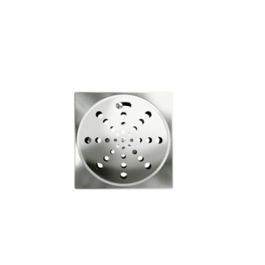 Imagem de Grelha para Ralo Inox Quadrada 150mm Padova para Drenagem Eficiente em Ambientes Internos Pádova