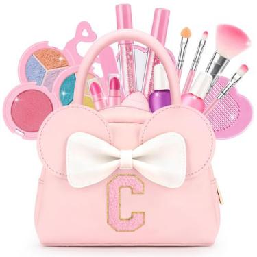 Imagem de Kit de maquiagem mibasies Kids Real Makeup 18 unidades com bolsa inici