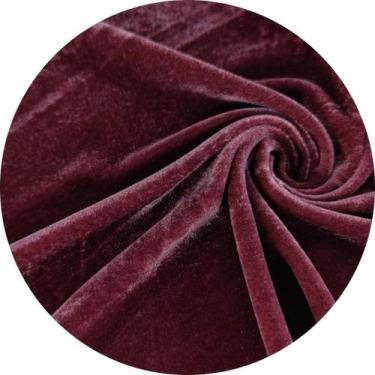 Imagem de Tecido Veludo Cristal Malha Com Elastano Liso 1,50m x 1,00m - Tecidos 