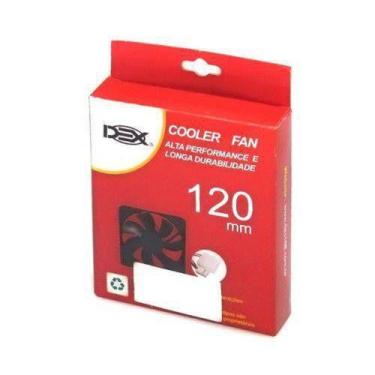 Imagem de COOLER preto 120X120X25 12V PARA GABINETE DX-12C - Dex