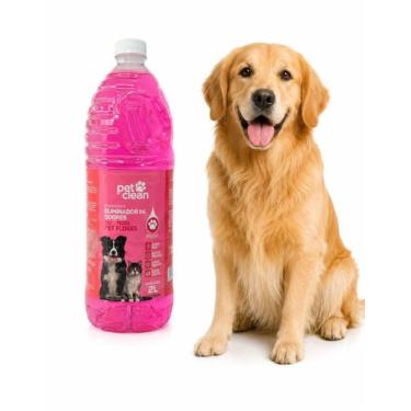 Imagem de Desinfetante Elimina Odor Xixi e Fezes 2l Pet Flores - Pet Clean