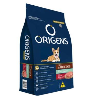 Imagem de Ração Origens Cães Adultos Porte Pequeno Carne e Cereais 1kg - Adimax