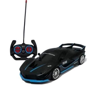 Imagem de Carrinho De Controle Remoto Carro Esportivo Corrida Infantil - Toy Kin