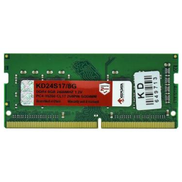 Imagem de Memória RAM para Notebook Keepdata DDR4 8GB 2400MHz com Desempenho e Durabilidade KD24S17-8G