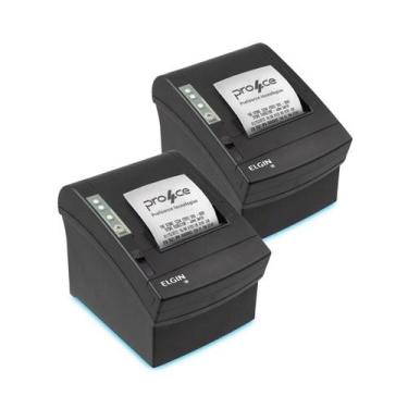 Imagem de Impressora térmica Elgin i8 Usb/Ser/Rede Kit 2 Und