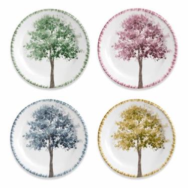 Imagem de Conjunto de 4 Pratos de Sobremesa Albero Scalla