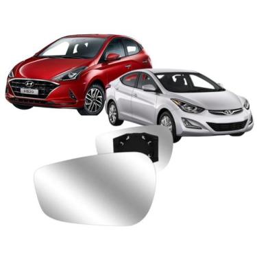 Imagem de Lente retrovisor com base elantra 2011/ hb20 lado esquerdo - BLAWER