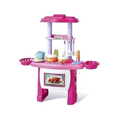 Imagem de COZINHA INFANTIL COMPLETA SAI AGUA COM SOM + 30 ACESSORIOS DIVERTIDOS