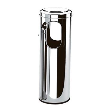 Imagem de Cinzeiro/Papeleiro Inox Decorline Brinox Lixeira Ø 20x59 cm