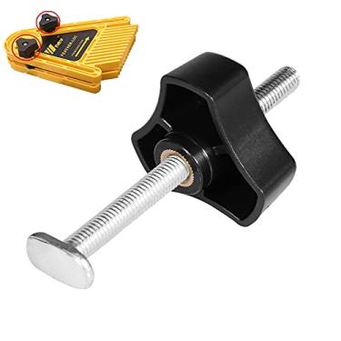 Imagem de Braçadeira de fixação para baixo, braçadeira de metal universal de ação rápida para o conjunto de grampos T-Slot T-Track Ferramenta de Madeira de Precisão. (parafuso T + alça de plástico M8)