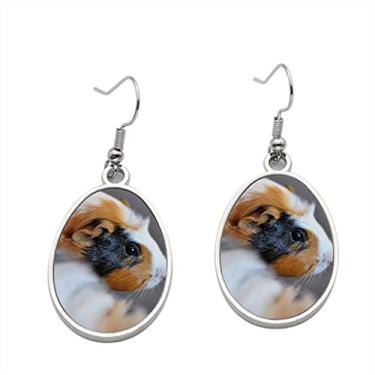 Imagem de Brincos com pingente de porquinho da índia para meninas - Presente de festa de aniversário dos namorados