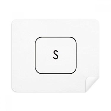 Imagem de Keyboard Symbol S Pano de limpeza Limpador de tela 2 peças Tecido de camurça