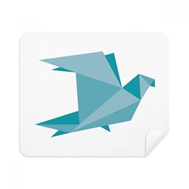 Imagem de Pano de limpeza com estampa de pombo Green Origa Limpador de tela 2 peças de tecido de camurça