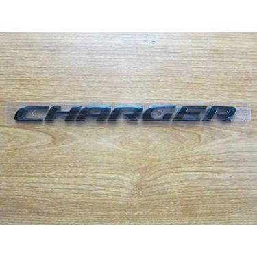 Imagem de Dodge Charger Crachá carregador preto acetinado novo Mopar OEM