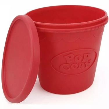 Imagem de Pipoqueira Balde De Pipoca Em Silicone Para Microondas Sem Oleo