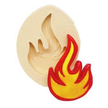 Imagem de Molde De Silicone Hot Wheels, Fogo