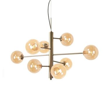 Imagem de Lustre Pendente Quality Cosmos 1430 G9 Bivolt Bronze / Champagne