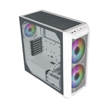Imagem de Gabinete Cooler Master HAF 500 ARGB, Mid-Tower, Vidro lateral - Branco