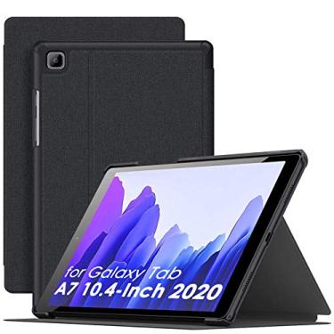 Imagem de Supveco Capa para Galaxy Tab A7 10,4 polegadas 2020, à prova de choque, suporte, capa fólio para Samsung Galaxy Tab A7 10,4 polegadas com vários ângulos de visão e capa inteligente antiderrapante para Galaxy Tab A7 10,4 polegadas 2020 - Preta