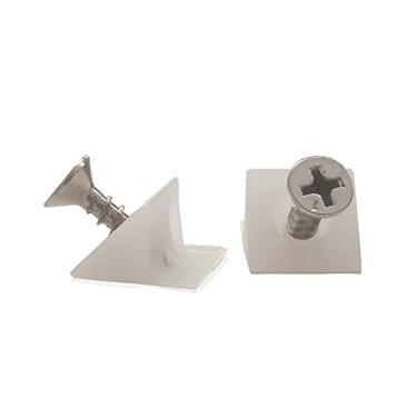 Imagem de GIFTED LUGAR Gaveta de plataforma, suportes de suporte inferior de gaveta flácida, kit de reparo de gaveta de vestidos, reforço de gaveta (50 conjuntos)