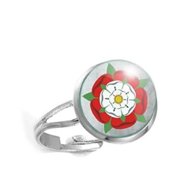 Imagem de Anel Rosa de Tudor Inglaterra Tudor Rose Unissex e Ajustável