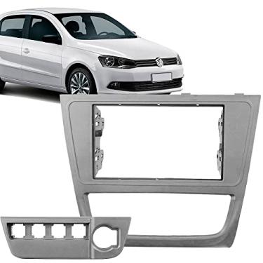 Imagem de Moldura Fiamon 2 Din VW Gol G6/Voyage Prata