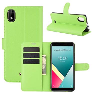 Imagem de YUNCHAO Caixa de telefone Para Wiko Y61 Litchi Texture Horizontal Caixa Protetora Flip com suporte e Card Slots & Carteira capa para celular
